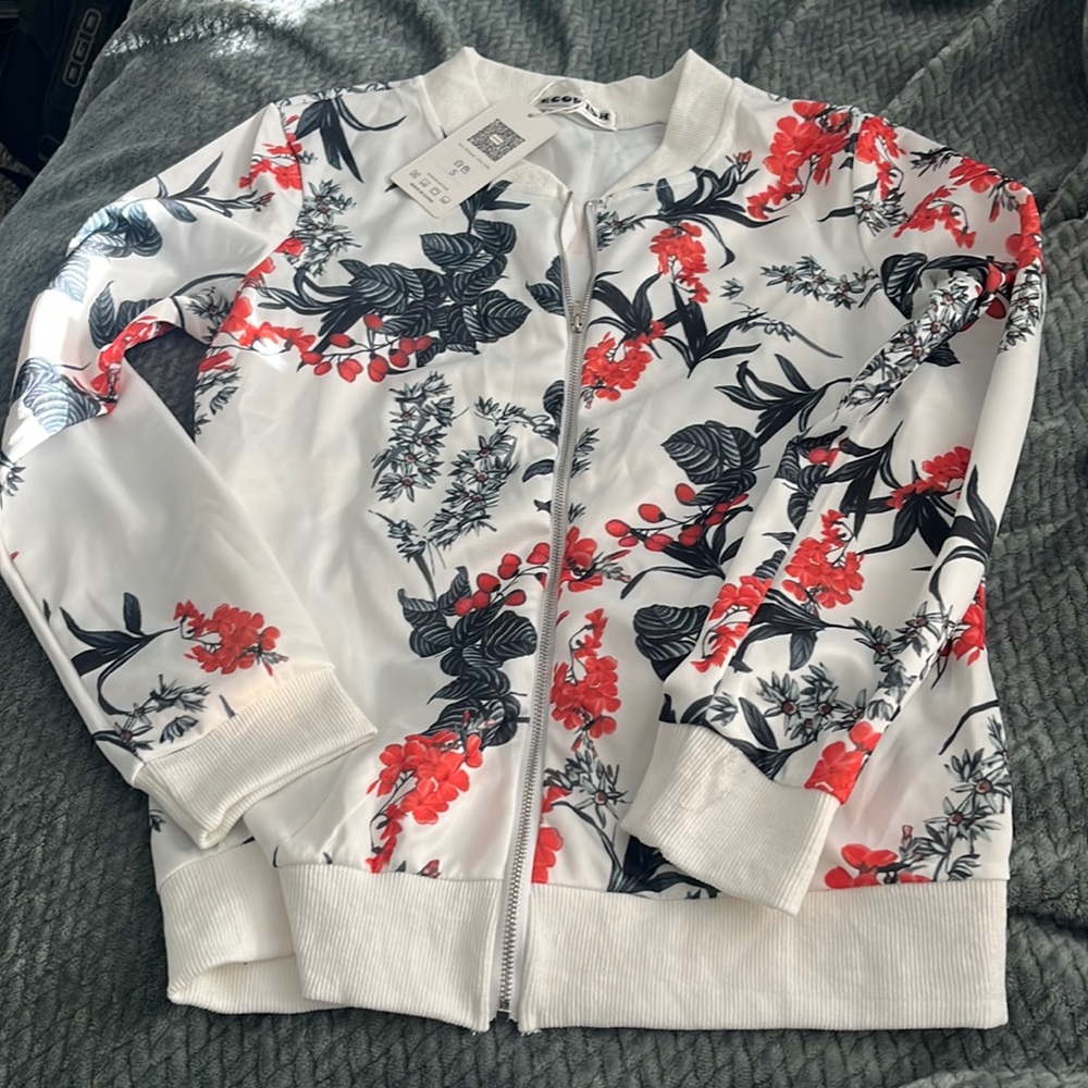 Floral jacket size small